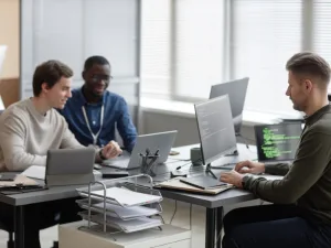 Team getting managed security Awareness training