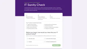 Free IT Sanity Check